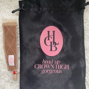 2 Beige Hair Loss Girl Boss Wig Grips + 2 FREE satin travel/storage bags